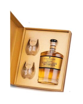 Grappa Castagner Valdobbiadene Superiore Cartizze 50cl in Scatola con Bicchieri Vetro