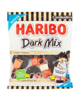 Caramelle Haribo Dark Mix alla Liquirizia 175gr