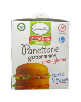 Panettone Gastronomico Senza Glutine e Senza Lattosio Giampaoli 400gr