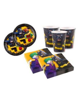 Kit Coordinato tavola Lego - Batman per 16 Persone