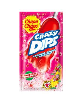 Lecca Lecca Piede Crazy Dips con Polvere Effervescente Chupa Chups 14gr