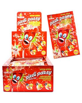 Lecca Lecca Piedi Pazzy con Polvere Effervescente Casa del Dolce 20gr