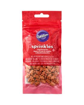 Mini Decorazioni in Zucchero Sprinkles Wilton Gingerbreads 56gr