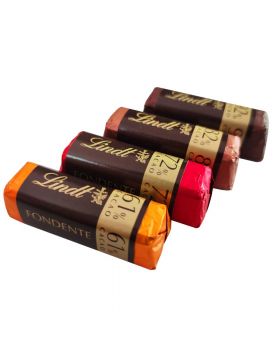 Busta Mix Praline Lingotti Cioccolato Fondente Lindt 45%, 61%, 72%, 82% e 92% 500gr