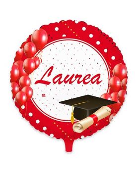 Palloncino Foil Rotondo Laurea Classic