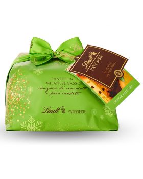 Panettone Milanese Basso Cioccolato e Pera Lindt Incartato 1 Kg