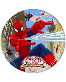 Piatti Carta Ultimate Spiderman Web Warriors