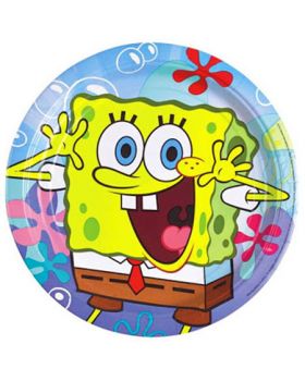 Piatti Carta Spongebob Happy