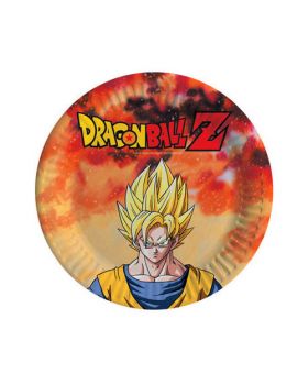 Piattini Dessert Carta Dragon Ball Z