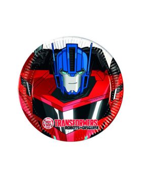 Piattini Dessert Carta Transformers Robots in Disguise