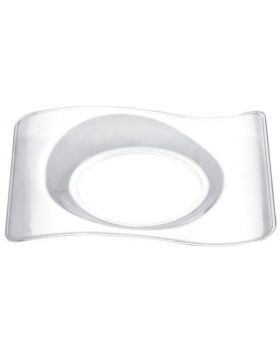 Piattini Forma in Pvc Trasparente per Finger Food 10cc 50pz