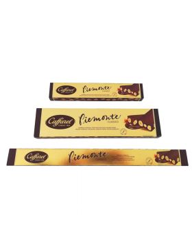 Barra Torrone Cioccolato Gianduia Piemonte Classico Caffarel con Nocciole Intere Vari Formati