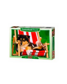 Puzzle Cucciolo Collie 120 Pezzi 32x23 Cm