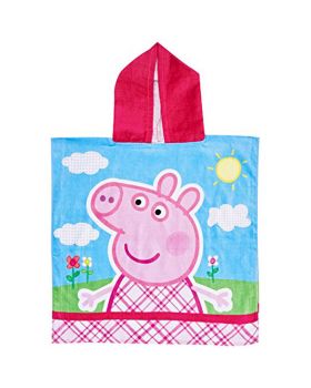 Poncho Asciugamano da Mare Peppa Pig 60x120cm