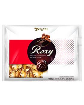 Praline Roxy Cioccolato Fondente Ripieno con Crema al Cacao Vergani 1 Kg