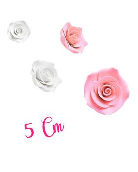 Decorazioni Zucchero Rose Colorate Mamì 5cm 6pz