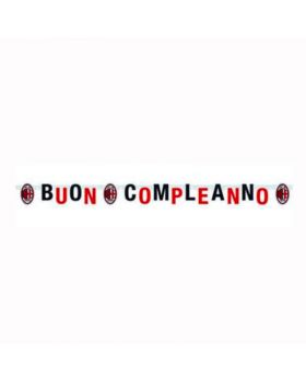 Festone Carta Milan Buon Compleanno