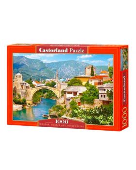 Puzzle Mostar, Bosnia e Erzegovina 1000 Pezzi 68x47 Cm