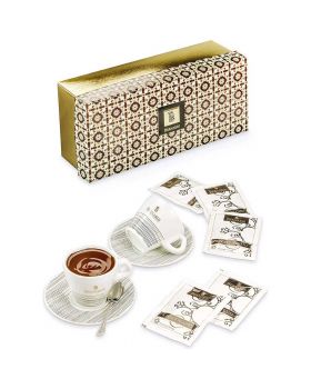 Scatola Set Dolce Peccato Bernardi con Tazze e 15 Cioccolata Calda Monodose 