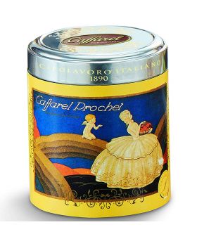 Scatola Latta Cilindrica Praline Assortite Caffarel 170gr