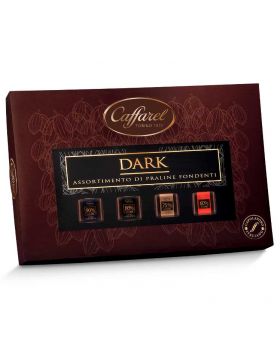 Scatola Regalo Dark Caffarel Assortimento Praline Fondenti 90% 86% 75% e 60% 295gr