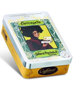 Scatola Latta Vintage Praline Assortite Caffarel 200gr