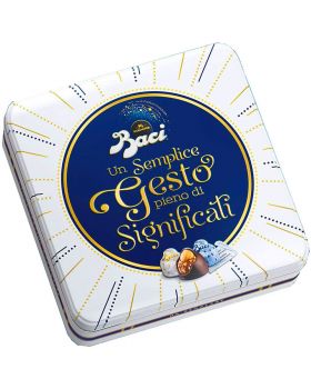 Scatolina Quadrata Latta Baci Perugina Un Semplice Gesto Pieno di Significati 125gr