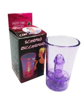 Scherzo Bicchierino da Shot Sexy con Pene e Luci