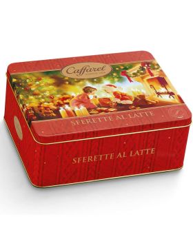 Praline Sferette al Latte Caffarel in Scatola Latta 240gr