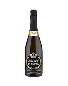 Vino Spumante Auguri Mamma con Strass Swarovski Swart 75cl