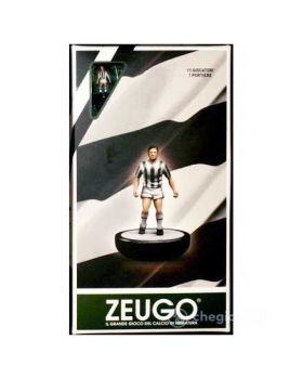 Zeugo Sqadra Speciale Bianco Nera 11 Giocatori e Portiere