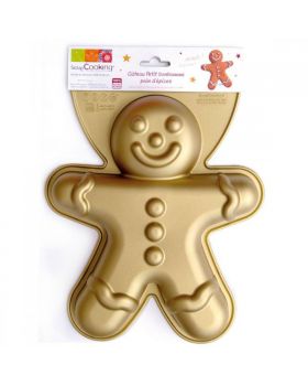 Stampo Silicone Gingerbread Pan di Zenzero Natale 20x22x4cm