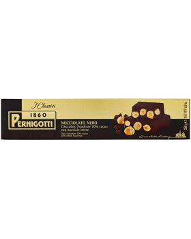 Torrone Nocciolato Nero 70% con Nocciole Intere Pernigotti 250gr