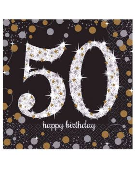 Tovaglioli Carta 50 Anni Sparkling