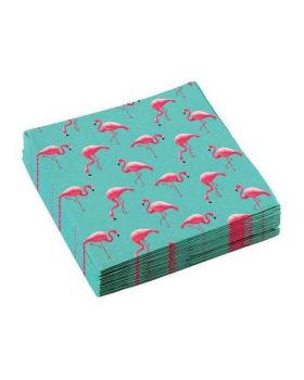 Tovaglioli Carta Flamingo Paradise Fenicotteri Rosa