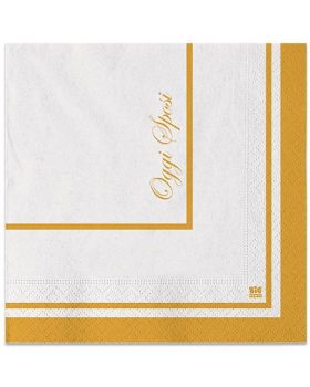 Tovaglioli Carta Oggi Sposi Classic Oro