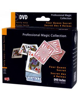 Trucco Magia Segreto delle Quattro Regine Professional Magic Collection con DVD