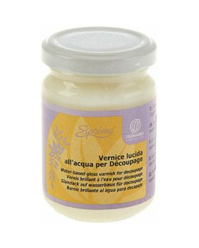 Vernice Lucida All'Acqua  per Decoupage 150ml